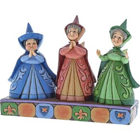 Enesco Disney Traditions by Jim Shore Three Fairies Stone Resin Figurine, Multicolor