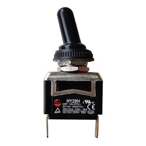 KEDU HY29H Toggle Switch with Silicone Protection Cover ON-Off Single Pole Single Throw