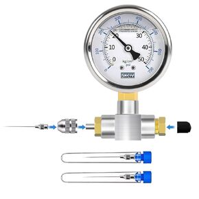 0-700PSI Shock Nitrogen Needle Fill Tool Nitrogen Needle Kit with Needle Head Compatible with Kawasaki,Yamaha,Raptor Truck Shocks,Ducati