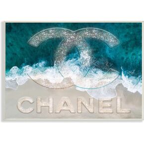 Stupell Industries Beach Waves Crashing Shoreline Glam Fashion Detail, Design by Ziwei Li