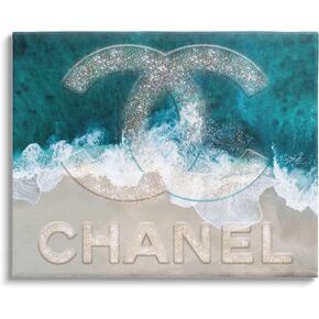 Stupell Industries Beach Waves Crashing Shoreline Glam Fashion Detail, Design by Ziwei Li