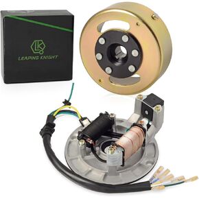 LK 2Coil 6 wire Stator Ignition Magneto Stator Flywheel Rotor Kit for 50cc - 125cc Dirt Bike ATV Quad Pro Buggy moped motorcycle