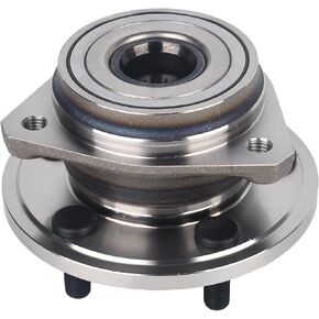 KUSATEC 513084 Front Wheel Bearing Hub Assembly for Jeep Cherokee 4WD/4x4, Grand Cherokee, Wrangler Comanche Wagoneer TJ 1990-1999, Wheel Hubs 4WD 5 Lugs Without ABS