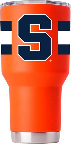 كوب Gametime Sidekicks Syracuse سعة 30 أونصة برتقالي داكن - مرخص رسميًا، 18/8 من الفولاذ المقاوم للصدأ، جدار مزدوج، معزول بالفراغ، شعارات مطبوعة بالأشعة فوق البنفسجية LED، بدون عرق، يبقى ساخنًا/باردًا - 360 التفاف in Saudi Arabia