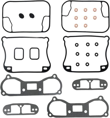 Full Rocker Box Gasket Kit, Foamet Base Gaskets 1992-1999 Evo Big Twin, Replace Parts 17042-92 in Saudi Arabia