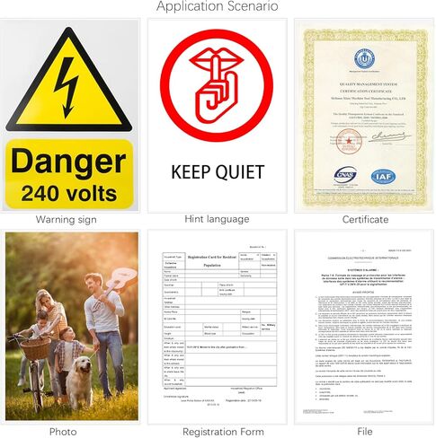 واقيات ورق بدون ثقوب، 100 قطعة، 8.5 بوصة × 11 بوصة، واقيات ورق رؤية واضحة، واقيات صفحة التحميل العلوي، أكمام صفائح بلاستيكية in Kuwait