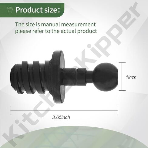 قاعدة تثبيت منفردة لملحقات رام كاياك، تصميم ملولب لسهولة التركيب - مفيدة فقط لقوارب الكاياك المزودة بمسمار ذاكرة الوصول العشوائي في فتحات المحول in Kuwait