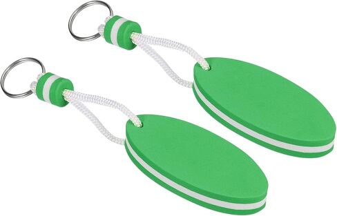 PATIKIL Floating Keychain Sports Buoy Key Rings Oval Buoyant Keyrings Marine Sailing Key Holder for Fishing Kayaking in Saudi Arabia