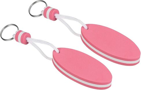 PATIKIL Floating Keychain Sports Buoy Key Rings Oval Buoyant Keyrings Marine Sailing Key Holder for Fishing Kayaking in Saudi Arabia