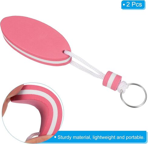 PATIKIL Floating Keychain Sports Buoy Key Rings Oval Buoyant Keyrings Marine Sailing Key Holder for Fishing Kayaking in Saudi Arabia