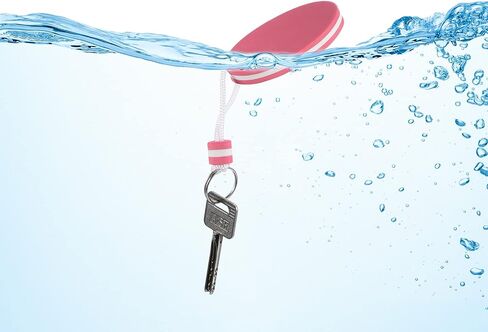 PATIKIL Floating Keychain Sports Buoy Key Rings Oval Buoyant Keyrings Marine Sailing Key Holder for Fishing Kayaking in Saudi Arabia