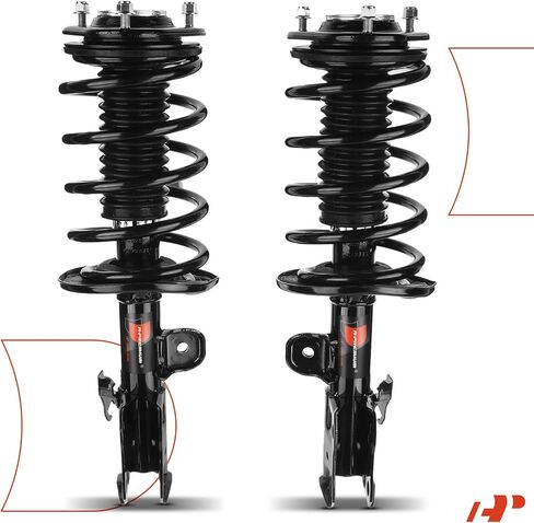A-Premium Front Pair (2) Complete Strut & Coil Spring Assembly Compatible with Toyota Prius 2010-2015, Driver and Passenger Side in Saudi Arabia