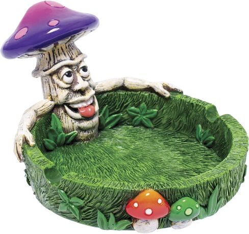 منافض السجائر السحرية للفطر للاعشاب والتبغ | Shroom على شكل علبة رماد مخدر موضوع الغابات | مجموعات صينية رماد الأشجار المضحكة للمدخنين | هدايا رائعة للرجال | منافض السجائر باردة in Kuwait