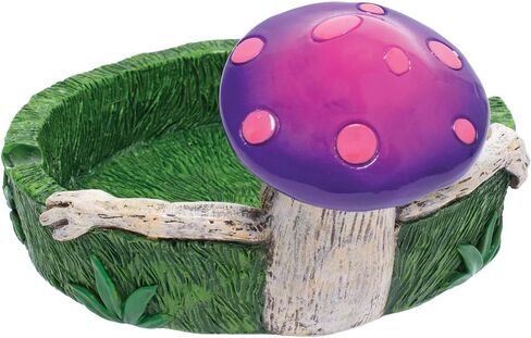 منافض السجائر السحرية للفطر للاعشاب والتبغ | Shroom على شكل علبة رماد مخدر موضوع الغابات | مجموعات صينية رماد الأشجار المضحكة للمدخنين | هدايا رائعة للرجال | منافض السجائر باردة in Kuwait