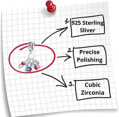 الصداقة الحيوان تتدلى سحر للأساور والقلائد المرأة الخرز سحر تتدلى 925 الفضة الاسترليني 5A الزركون مكعب، عيد الميلاد هدايا مجوهرات عيد الأم لها in Kuwait