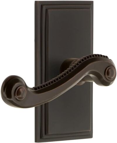 دمية مزدوجة ذات لوحة طويلة من Grandeur Hardware مع رافعة نيوبورت باللون البرونزي الخالد in Saudi Arabia