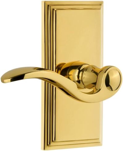 دمية مزدوجة ذات لوحة طويلة من Grandeur Hardware مع رافعة بيلاجيو من النحاس المصقول in Kuwait