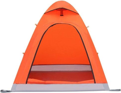 Backpacking Tent 1-2 Person,Waterproof Lightweight Camping Tent for Camping Hiking Outdoor,4 Season Use,Orange in Kuwait