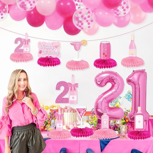 زينة عيد الميلاد الحادي والعشرون لها، زجاجة النبيذ الوردي زينة عيد الميلاد الحادي والعشرون للنساء، مستلزمات الحفلات المركزية لعيد الميلاد الحادي والعشرين السعيد، زينة أغطية الطاولة لعيد الميلاد الحادي والعشرين in Kuwait