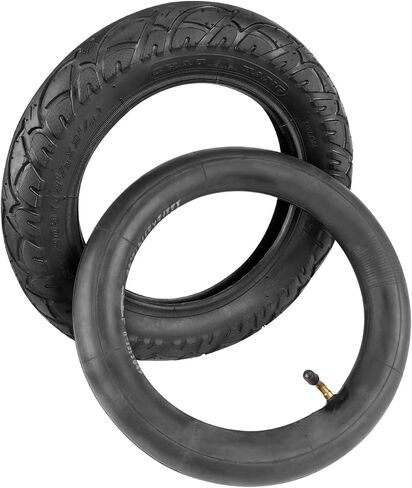 12" Kid Bicycle Butyl Rubber Inner Tube 12-1/2 X 2-1/4 (1.75-2.25") Angled 45 Degree 33mm Schrader Valve + (62-203) Pneumatic Tire for Electric Scooter Bike Baby Stroller in Saudi Arabia