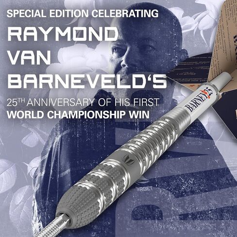 TARGET Darts Raymond Van Barneveld RVB 25 Year Edition 95% Tungsten Soft Tip Darts Set in Saudi Arabia