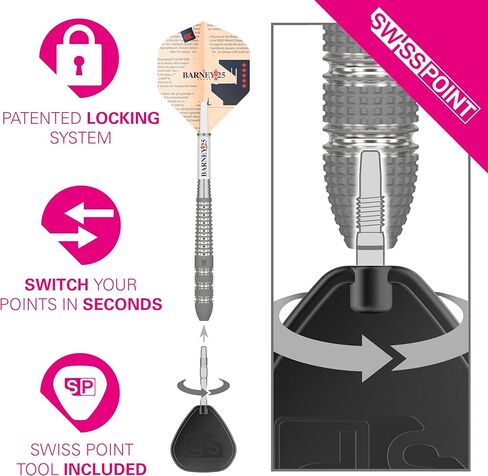 TARGET Darts Raymond Van Barneveld RVB 25 Year Edition 95% Tungsten Soft Tip Darts Set in Saudi Arabia