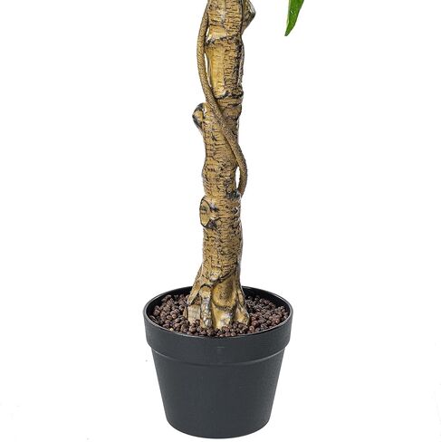 Vickerman 51" Real Touch Artificial Lemon Tree - Potted Faux Lemon Tree for Indoor Decor - Realistic Leaves and Fruit - Maintenance-Free Faux Tree for Home or Office Decoration in Saudi Arabia