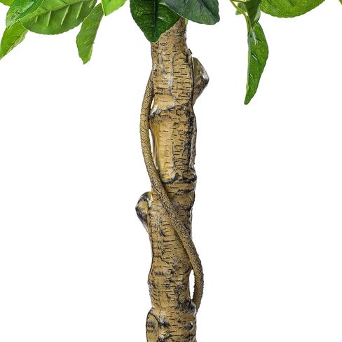 Vickerman 51" Real Touch Artificial Lemon Tree - Potted Faux Lemon Tree for Indoor Decor - Realistic Leaves and Fruit - Maintenance-Free Faux Tree for Home or Office Decoration in Saudi Arabia