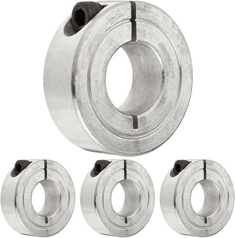 1C-025-S T303 Stainless Steel One-Piece Clamping Collar, 1/4" Bore Size, 11/16" Outside Diameter, #4-40 x 3/8" Set Screw in Saudi Arabia