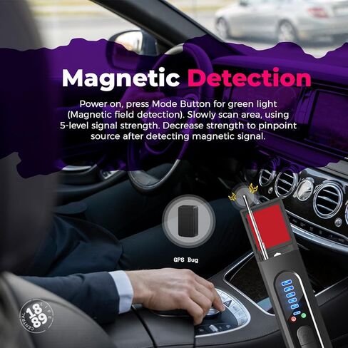 كاشفات الكاميرا الخفية مع بطاقات حجب RFID، كاشف الكاميرا الداخلي والخارجي، كاشف الحشرات والكاميرا المخفية، كاشف الكاميرا الخفية، ماسح ضوئي للإشارة اللاسلكية RF للسفر في المنزل والمكتب in Kuwait