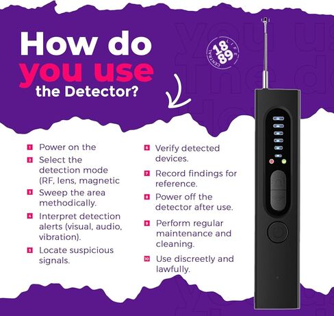 كاشفات الكاميرا الخفية مع بطاقات حجب RFID، كاشف الكاميرا الداخلي والخارجي، كاشف الحشرات والكاميرا المخفية، كاشف الكاميرا الخفية، ماسح ضوئي للإشارة اللاسلكية RF للسفر في المنزل والمكتب in Kuwait