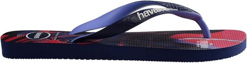 شبشب Havaianas Kids Top Marvel Flip Flop - صنادل سبايدرمان - أزرق داكن/أزرق بروفانس، طفل كبير بعمر عامين in Kuwait