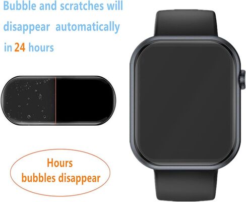Compatible for Hwagol Smart Watch Screen Protector (6 Pack) 2024 New 1.85 Inch G28 / G20 Fitness Tracker Flexible TPU Clear Film in Saudi Arabia