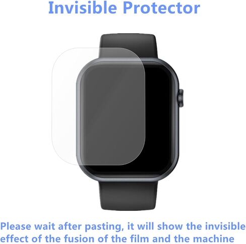 Compatible for Hwagol Smart Watch Screen Protector (6 Pack) 2024 New 1.85 Inch G28 / G20 Fitness Tracker Flexible TPU Clear Film in Saudi Arabia