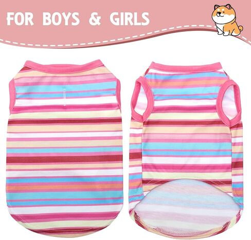 قمصان عيد الفصح للكلاب - 4 قطع سترة خفيفة الوزن للكلاب الصغيرة والمتوسطة، قمصان للحيوانات الأليفة قابلة للتنفس، ملابس ناعمة للكلاب الصغيرة والمتوسطة in Kuwait