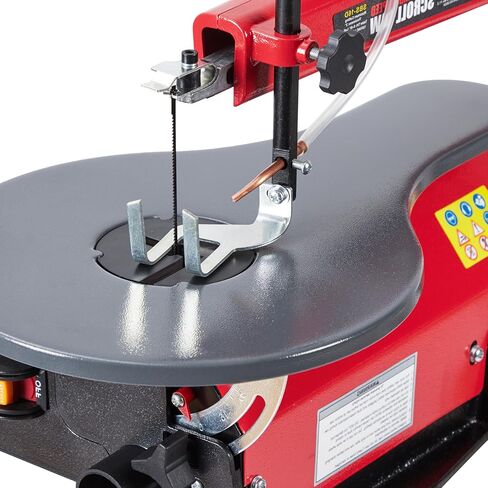 16-Inch Variable Speed Scroll Saw With Extra-Large Adjustable Tilting Work Table - Perfect for Woodworking in Saudi Arabia