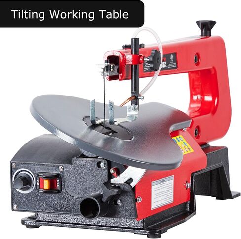 16-Inch Variable Speed Scroll Saw With Extra-Large Adjustable Tilting Work Table - Perfect for Woodworking in Saudi Arabia