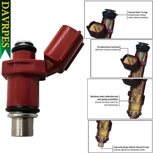 4 قطعة 6D8-13761-00-00 حقن الوقود فوهة رش الوقود 10 ثقوب محرك القرص لياماها 80 بيل خارجي 75HP 90HP 4 السكتة الدماغية استبدال #6D8137610000｜6D8 13761 00 00 in Saudi Arabia