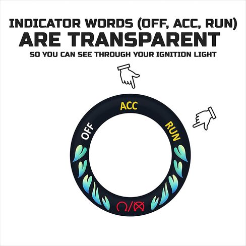 TOOLEPIC Push Start Button Cover for Dodge Challenger Charger Durango Accessories 2015-2024, Push to Start Ignition Kit Cover Emblem Badge- Baby Let's Go Stylish Design-Car Decor Stickers-Red in Kuwait