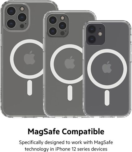 Belkin Wireless Charger, Fast Charging Up to 15W w/Official Made-for-MagSafe Module and Pad Style, Metal Kickstand for iPhone 14, 14 Plus, 14 Pro, 14 Pro Max, 13, 12 and Other MagSafe iPhones - White in Kuwait