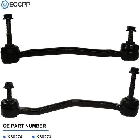 مجموعة كاملة من وصلات نهاية قضيب Sway الأمامية ECCPP لـ 2000 2001 2002 2003 2004 2005 لسيارة Ford Excursion F250 350 450 550 Super Duty 4x4 2 قطعة K80273 K80274 in Saudi Arabia