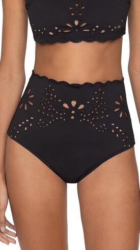 Sea Women's LIAT Embroidery High Waisted Bikini Bottoms in Saudi Arabia