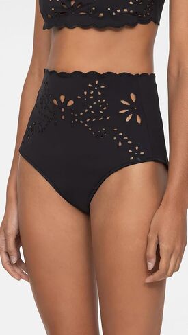 Sea Women's LIAT Embroidery High Waisted Bikini Bottoms in Saudi Arabia