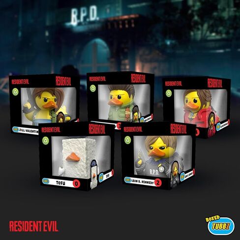 مجسم البطة من الفينيل القابل للتجميع Resident Evil Tofu من TUBBZ - بضائع Resident Evil الرسمية - ألعاب الكمبيوتر والفيديو in Saudi Arabia