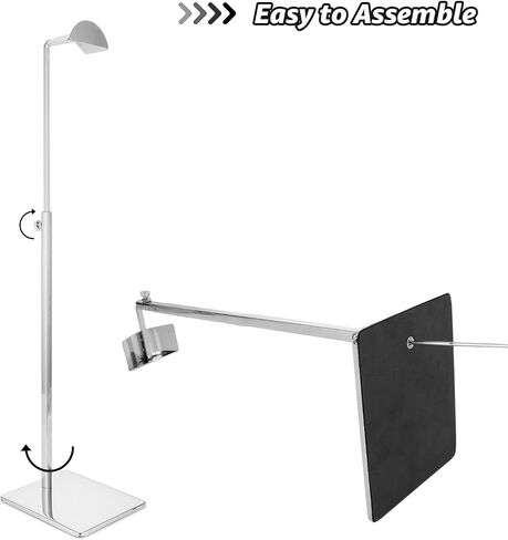3 Pack Purse Display Stand Sliver Stainless Steel Handbag Display Stand with Adjustable Height, Handbag Holder Stand for Home, Store, Boutique, Counter in Saudi Arabia