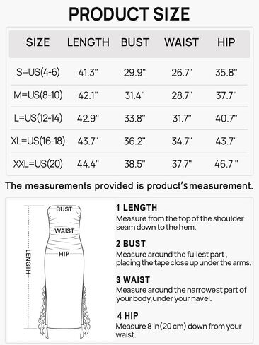 MEROKEETY Women's 2024 Strapless Bodycon Tube Dress Sexy Floral Lace Ruffle Slit Wedding Guest Cocktail Midi Dresses in Saudi Arabia