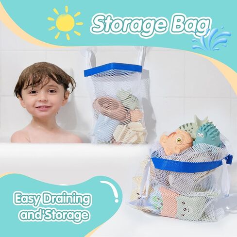 Mold Free Bath Toys for Kids Ages 1-3, 14PCS Bath Tub Toys with Floating Boats&Animals and Suction Cups Bath Toys, Bath Toys for Kids Ages 4-8, Eco-Friendly Non Toxic Water Table Toys Shower Toys in Saudi Arabia
