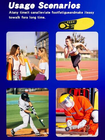Plantar Fasciitis Relief Shoe Insoles,Arch Support Insoles,Running Athletic Gel Shoe Inserts,for Flat Feet,Pronation,Heel&Foot Pain in Saudi Arabia