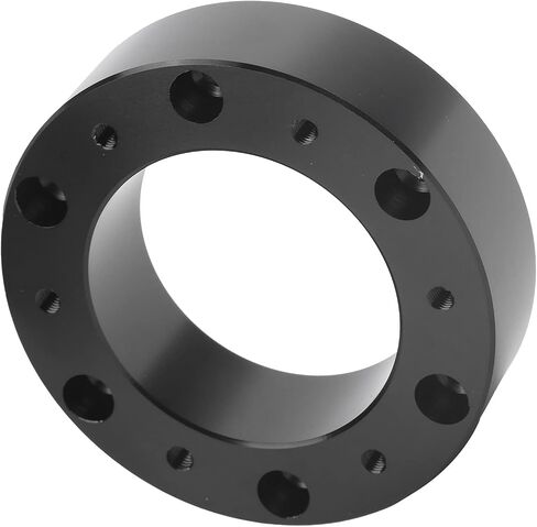 1In Steering Wheel Spacer, 6 Hole Hub Aluminum Alloy Steering Wheel Hub Pad Heighten Increased Pad Adapter Universal in Saudi Arabia