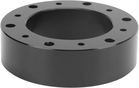 1In Steering Wheel Spacer, 6 Hole Hub Aluminum Alloy Steering Wheel Hub Pad Heighten Increased Pad Adapter Universal in Saudi Arabia
